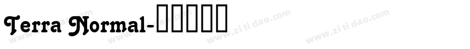 Terra Normal字体转换